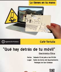 Café-tertulia Electrónica ética: ¿Qué hay detrás de tu móvil?